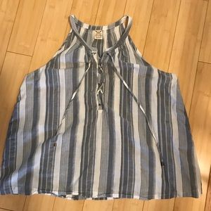 Faded Glory lace up tank top